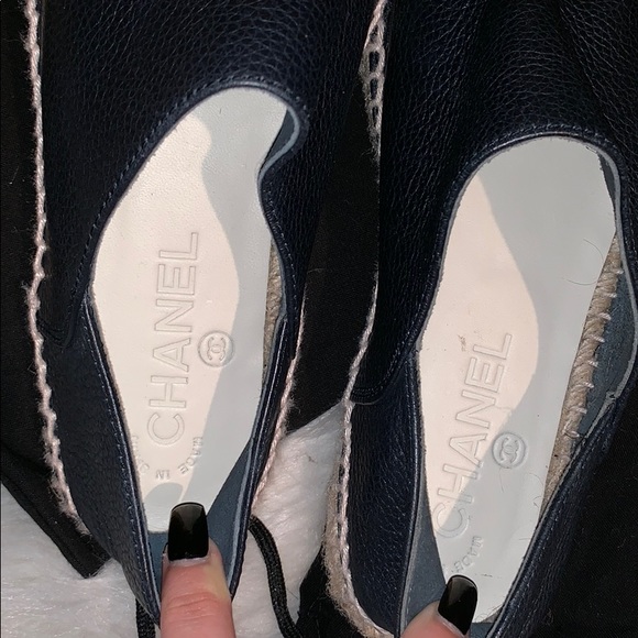 Chanel Espadrille Mule Slide Flats - Picture 4 of 7